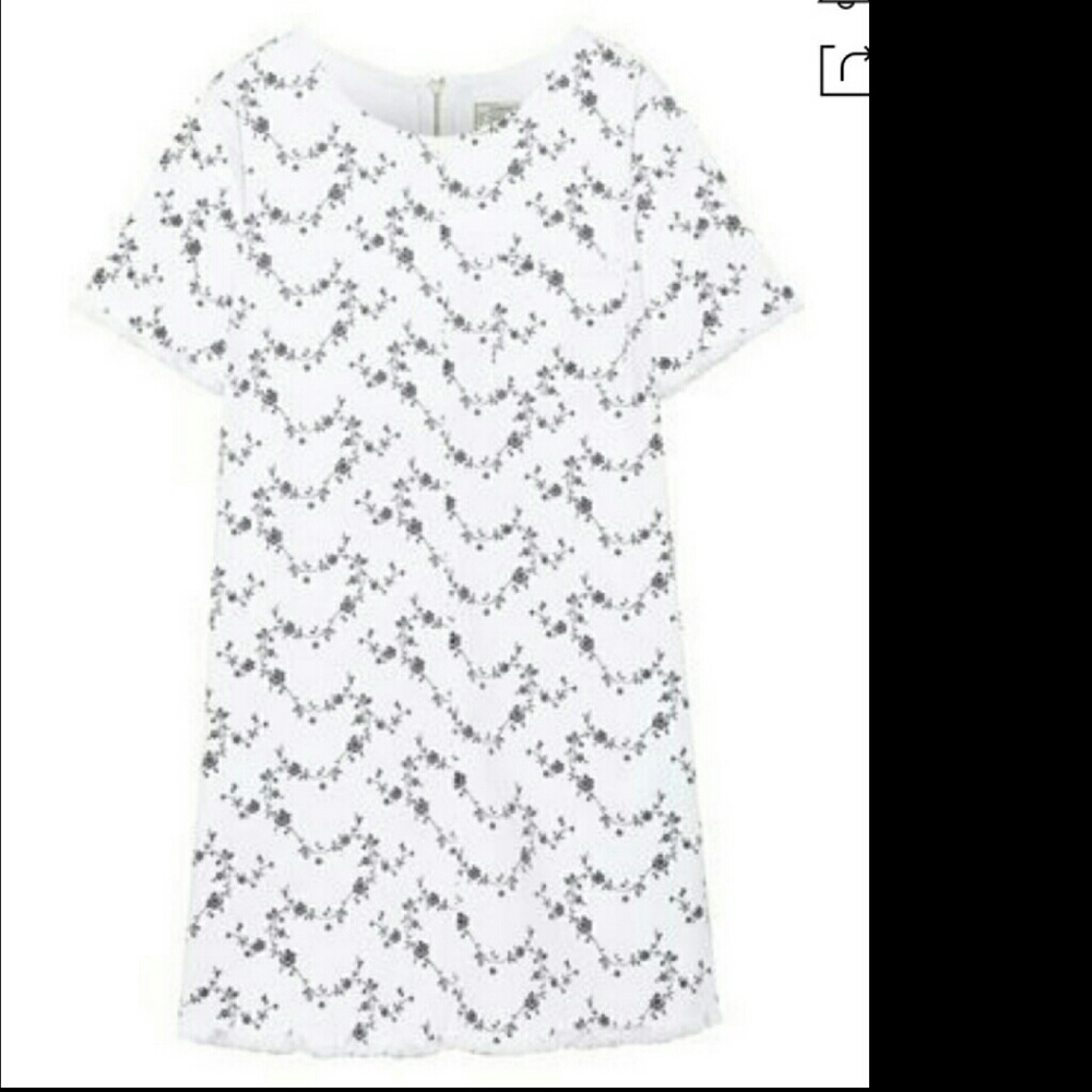 Current Elliott Sugar Viney Floral Jean Dress